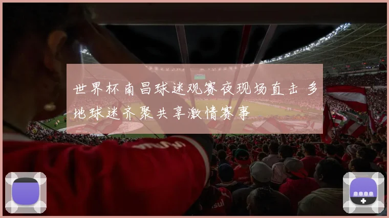 世界杯南昌球迷观赛夜现场直击 多地球迷齐聚共享激情赛事